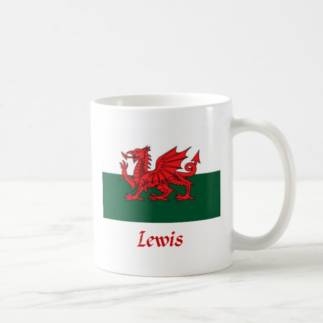 Flagge Lewis Waliser Kaffeetasse (Rechts)