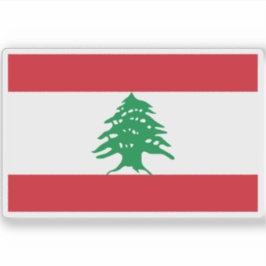 Flagge Libanons Aufkleber