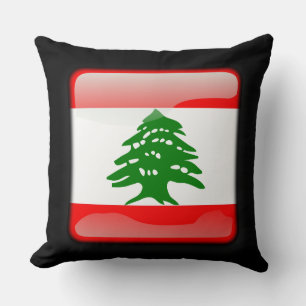 Flagge Libanons Kissen