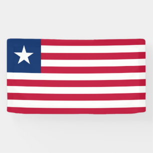 Flagge Liberias Banner