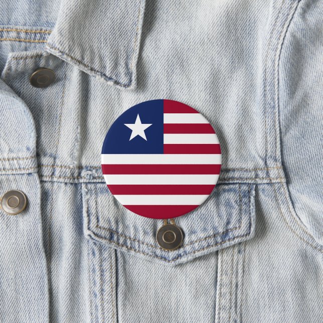 Flagge Liberias Button (Beispiel)