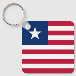 Flagge Liberias Schlüsselanhänger