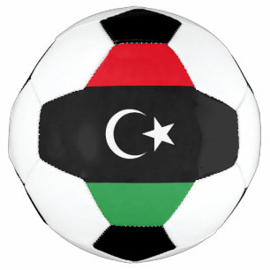Flagge Libyens Fußball