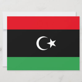 Flagge Libyens Karte