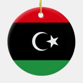 Flagge Libyens Keramik Ornament