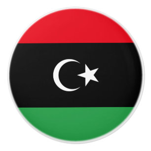 Flagge Libyens Keramikknauf