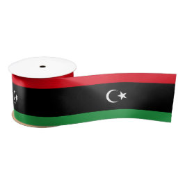 Flagge Libyens Satinband