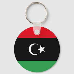 Flagge Libyens Schlüsselanhänger