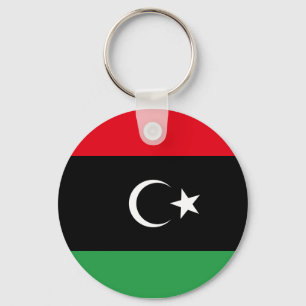 Flagge Libyens Schlüsselanhänger