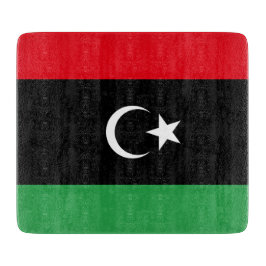 Flagge Libyens Schneidebrett