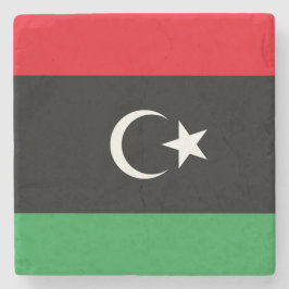 Flagge Libyens Steinuntersetzer