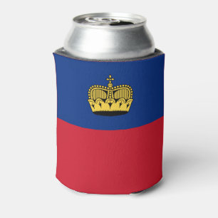 Flagge Liechtensteins Dosenkühler
