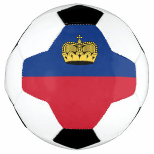 Flagge Liechtensteins Fußball