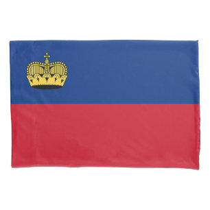 Flagge Liechtensteins Kissenbezug