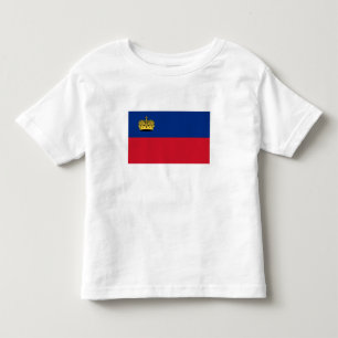 Flagge Liechtensteins Kleinkind T-shirt