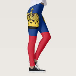 Flagge Liechtensteins Leggings