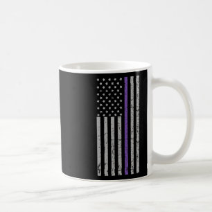 Flagge Lila Streifen Erinnerungen Problem Heimer Kaffeetasse