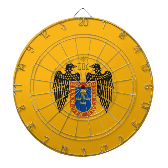 Flagge Limas (Peru) Dartscheibe (vorne)