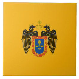 Flagge Limas (Peru) Fliese