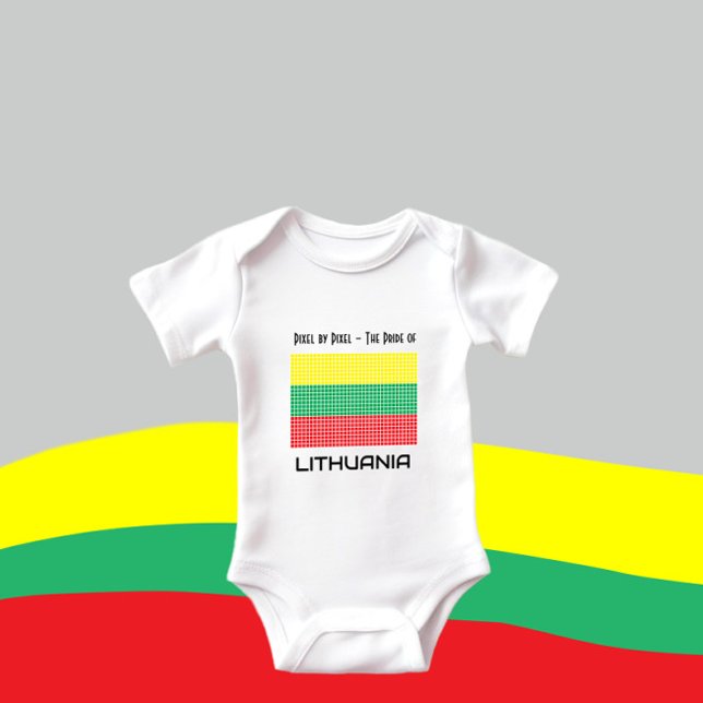Flagge Litauens Baby Strampler (Von Creator hochgeladen)