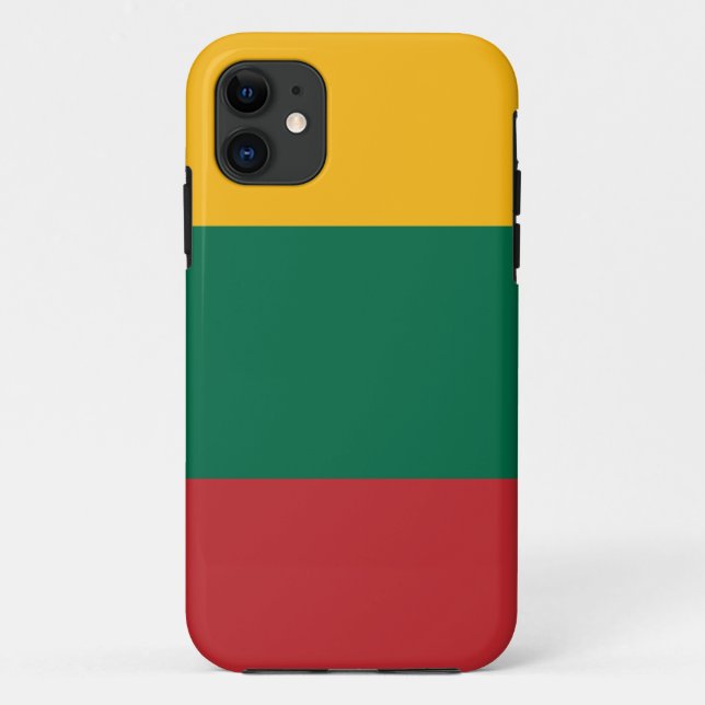 Flagge Litauens Case-Mate iPhone Hülle (Rückseite)