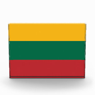 Flagge Litauens Fotoblock