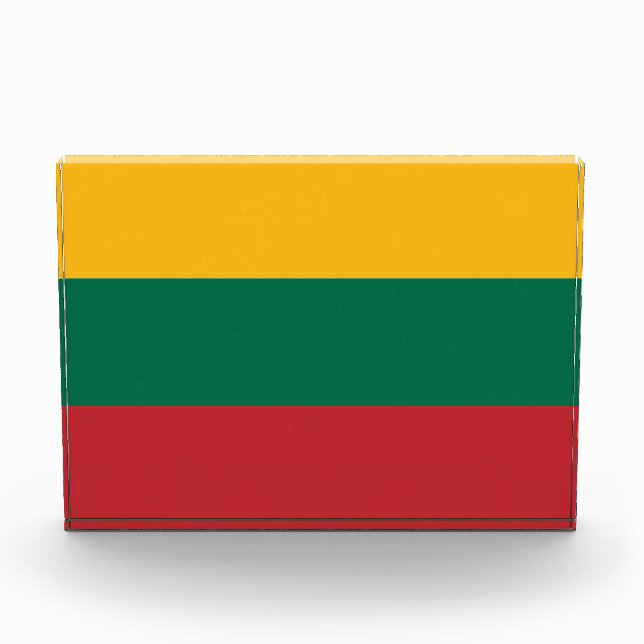Flagge Litauens Fotoblock (Vorderseite)