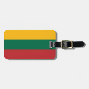 Flagge Litauens Gepäckanhänger