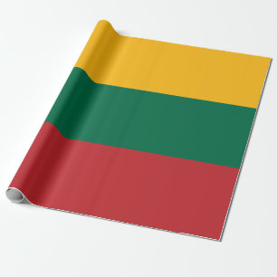 Flagge Litauens Geschenkpapier