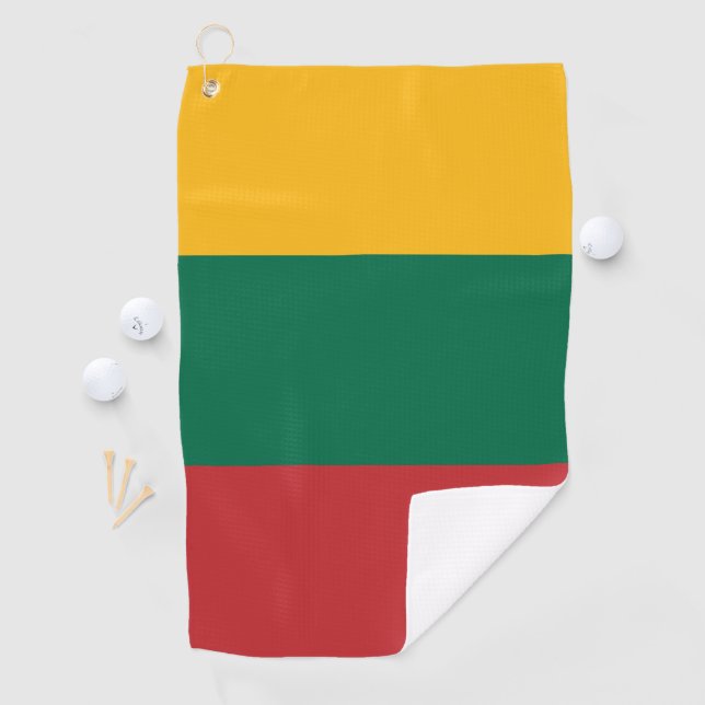 Flagge Litauens Golfhandtuch (Insitu)