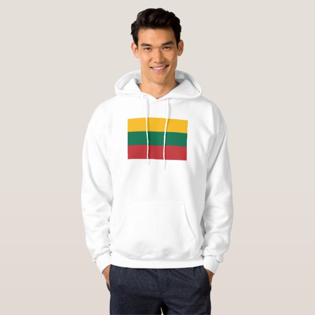 Flagge Litauens Hoodie (Vorne ganz)