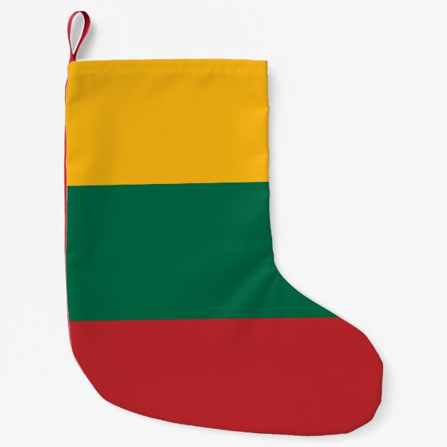 Flagge Litauens Kleiner Weihnachtsstrumpf (Vorderseite)