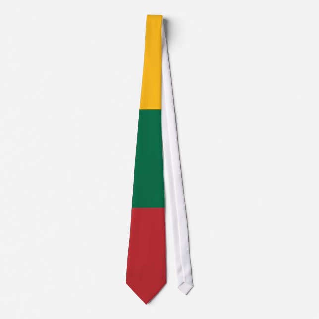 Flagge Litauens Krawatte (Vorderseite)