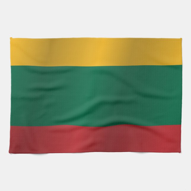 Flagge Litauens Küchentuch (Horizontal)