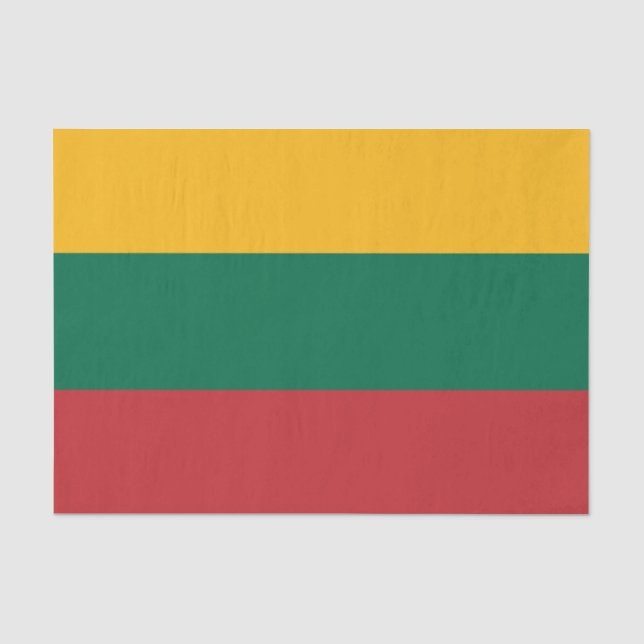 Flagge Litauens Seidenpapier (Vorderseite)
