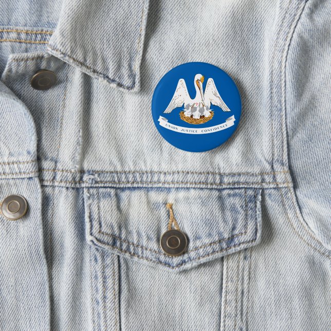 Flagge Louisiana Button (Beispiel)