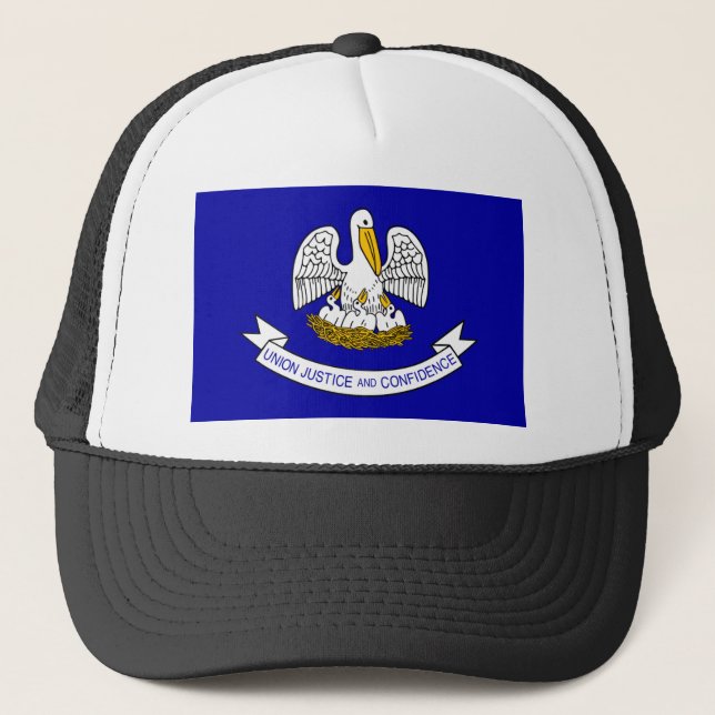 Flagge Louisiana Truckerkappe (Vorderseite)