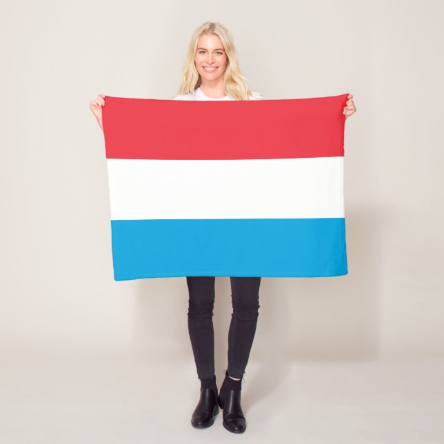 Flagge Luxemburgs Fleecedecke (Beispiel)