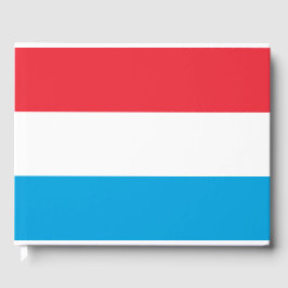 Flagge Luxemburgs Gästebuch
