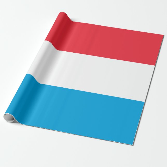 Flagge Luxemburgs Geschenkpapier (Ungerollt)