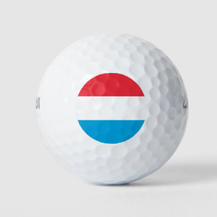 Flagge Luxemburgs Golfball