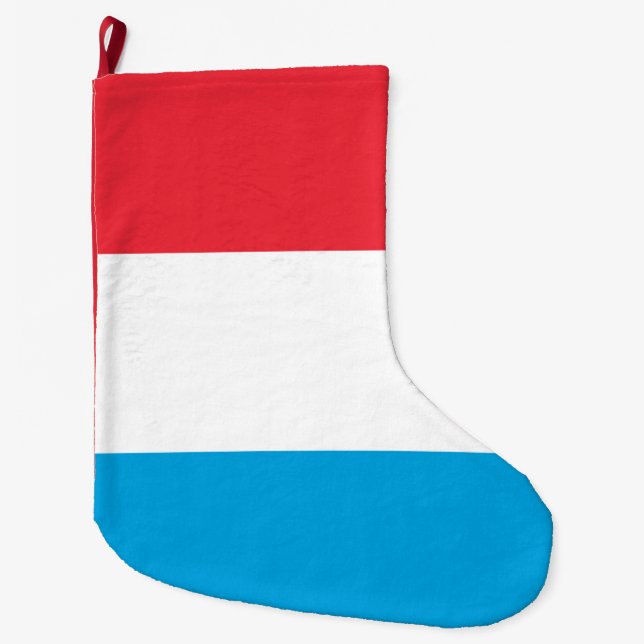 Flagge Luxemburgs Großer Weihnachtsstrumpf (Vorderseite)