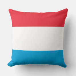 Flagge Luxemburgs Kissen
