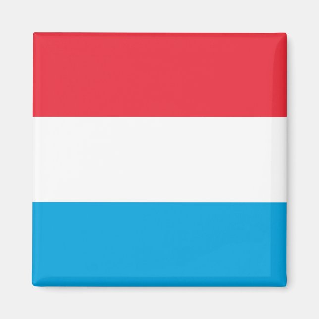 Flagge Luxemburgs Magnet (Vorne)