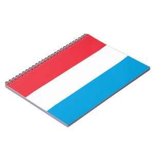 Flagge Luxemburgs Notizblock