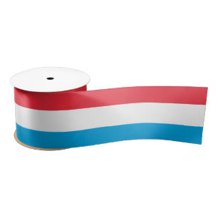 Flagge Luxemburgs Satinband