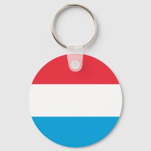 Flagge Luxemburgs Schlüsselanhänger