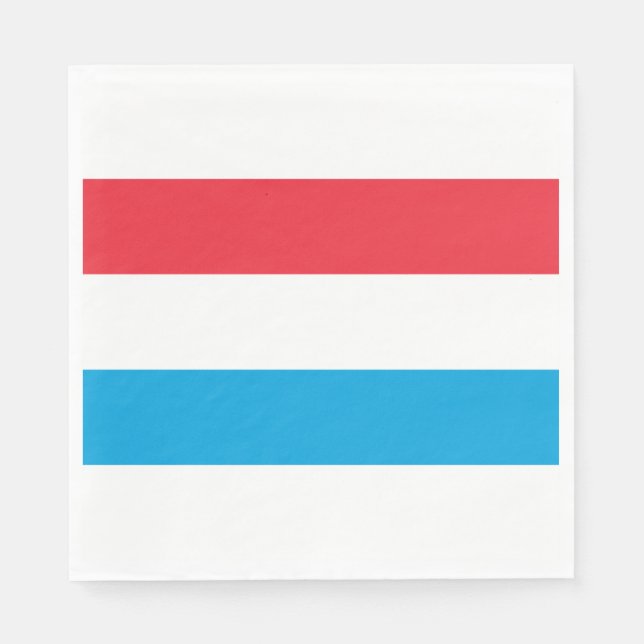 Flagge Luxemburgs Serviette (Vorderseite)