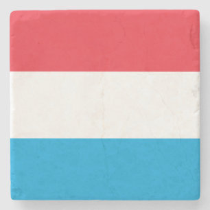 Flagge Luxemburgs Steinuntersetzer