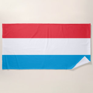 Flagge Luxemburgs Strandtuch